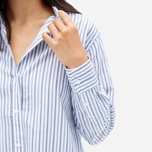EVERLANE The Silky Cotton Relaxed Shirt - Size 2